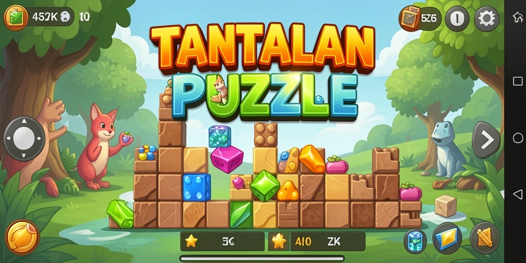 Gameplay seru dan menantang dari 5ZK di layar.