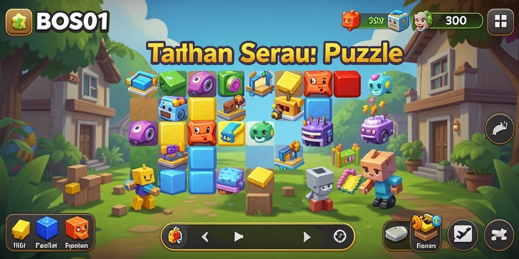 Screenshot gameplay BOS01 yang seru dan menantang.