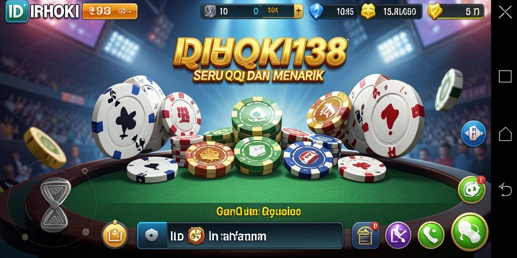 Screenshot gameplay IDRHOKI138 yang menampilkan aksi QiuQiu.
