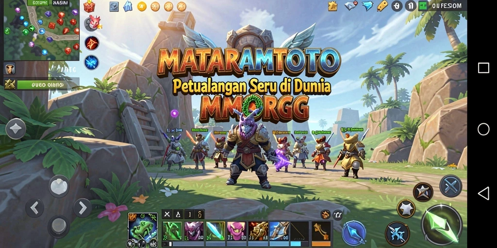 Gameplay seru dalam dunia petualangan MMORPG MATARAMTOTO.