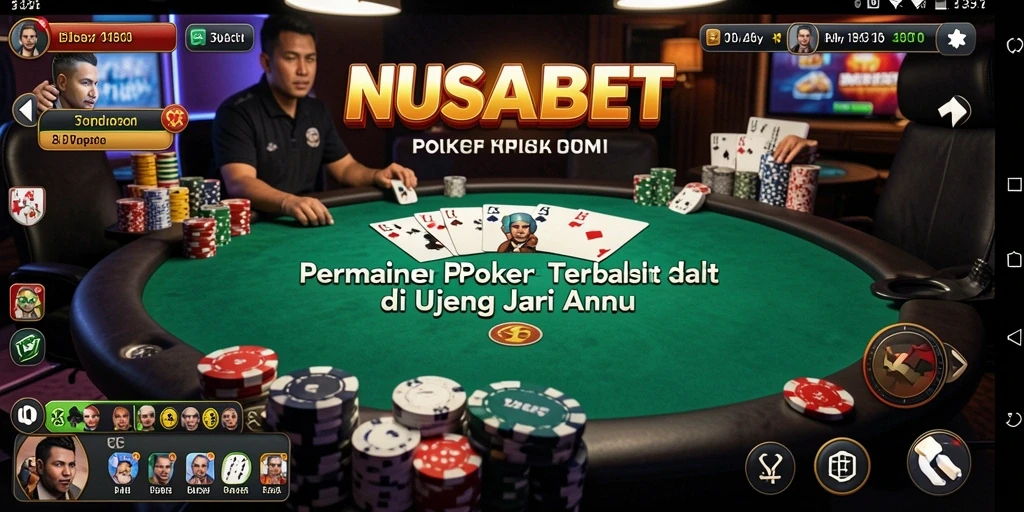 Tampilan gameplay NUSABET yang menarik dengan interaksi langsung antara pemain.