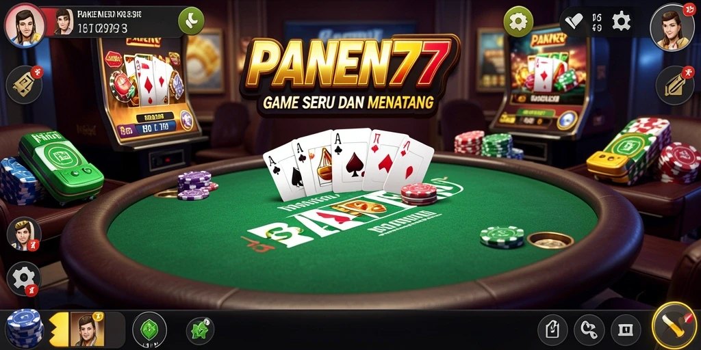 Tampilan gameplay seru dan interaktif dalam PANEN77.