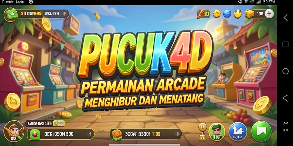 Tangkapan layar PUCUK4D menampilkan aksi seru gameplay arcade.