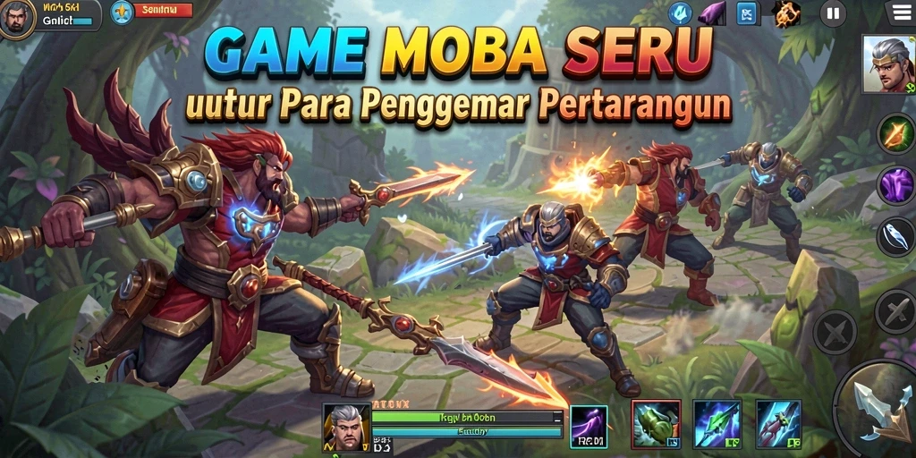 Tampilan gameplay MOBA yang menarik dan kompetitif di SEHOKI.