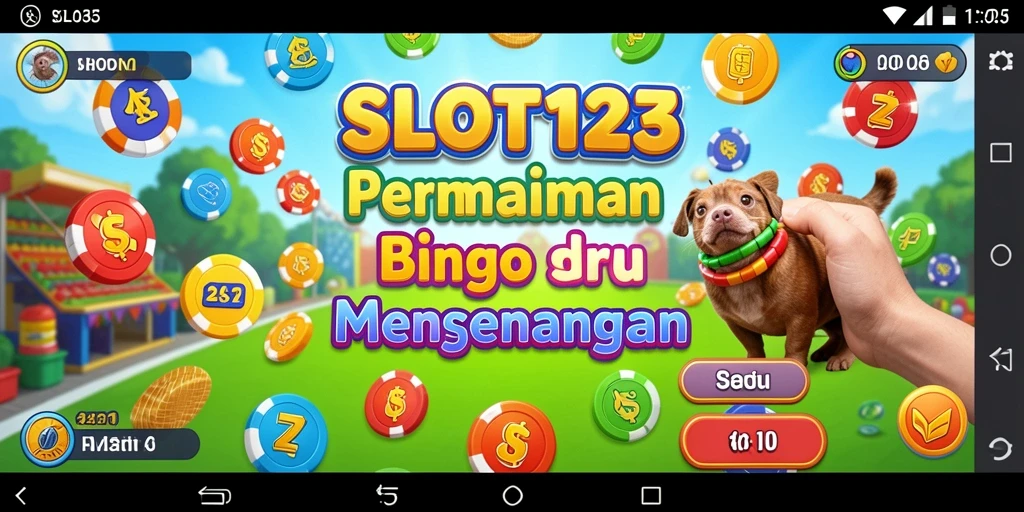 Tampilan gameplay Bingo yang menarik dalam SLOT123.