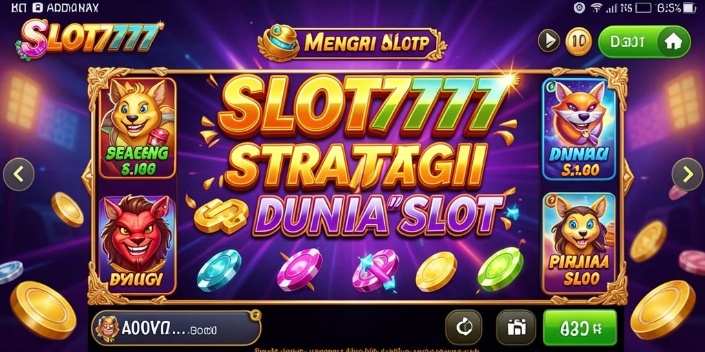 Tampilan menawan dari gameplay strategi SLOT777 yang mengasyikkan.